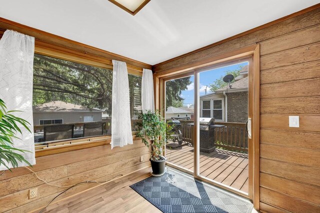 3235 Cuyler Ave, Berwyn, IL 60402 - view of unfurnished sunroom