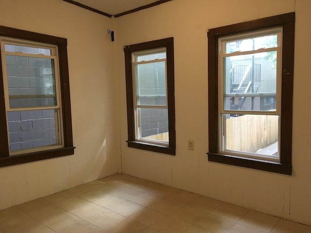 1020 N Wood St, Chicago, IL 60622 - spare room featuring light tile patterned floors