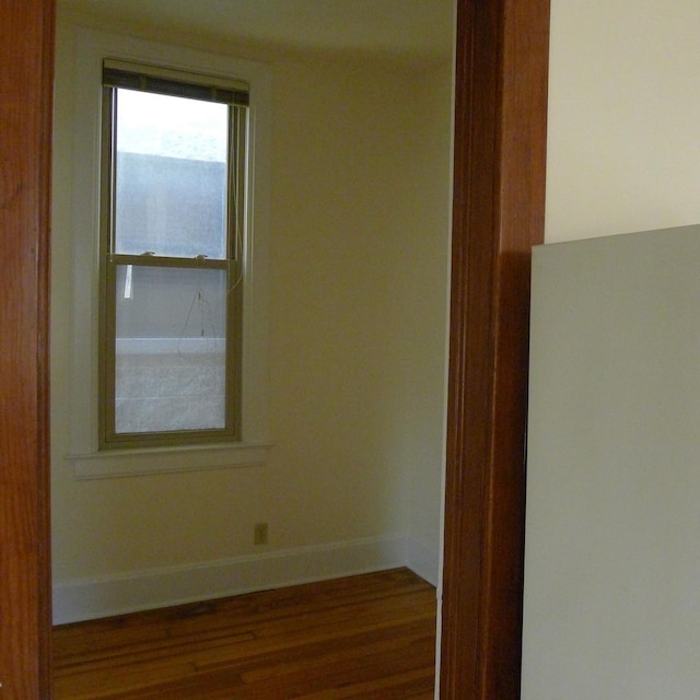 1020 N Wood St, Chicago, IL 60622 - unfurnished room with wood finished floors and baseboards