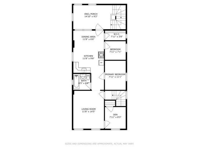 1020 N Wood St, Chicago, IL 60622 - view of home floor plan