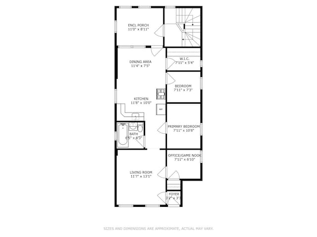 1020 N Wood St, Chicago, IL 60622 - view of home floor plan