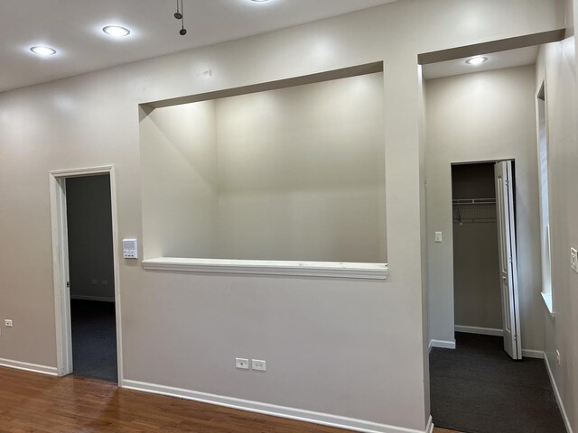5722 S Aberdeen St, Chicago, IL 60621 - spare room with wood finished floors and recessed lighting