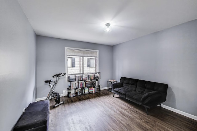 2131 N Harlem Ave Unit 231, Chicago, IL 60707 - living area with wood finished floors and baseboards