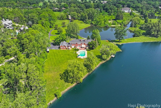 7 3 Lakes Rd, Barrington Hills, IL 60010 - bird's eye view of a nearby body of water
