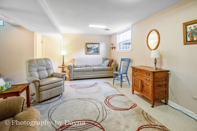 527 Edwin Dr, Bourbonnais, IL 60914 - living area featuring baseboards