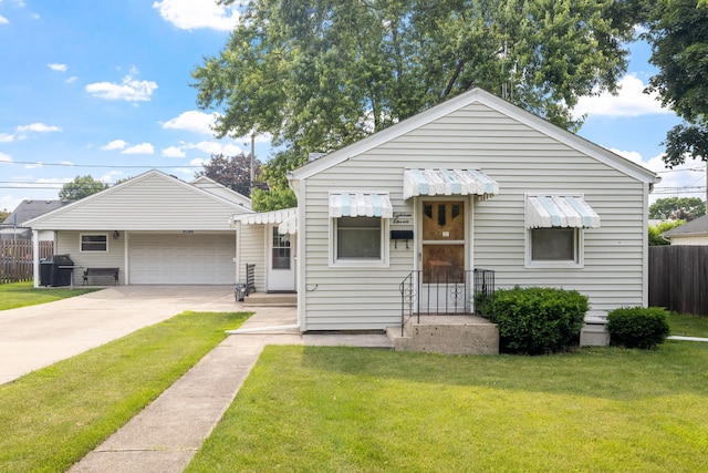 1811 Dearborn St, Crest Hill, IL 60403 - view of front facade with a garage and concrete driveway