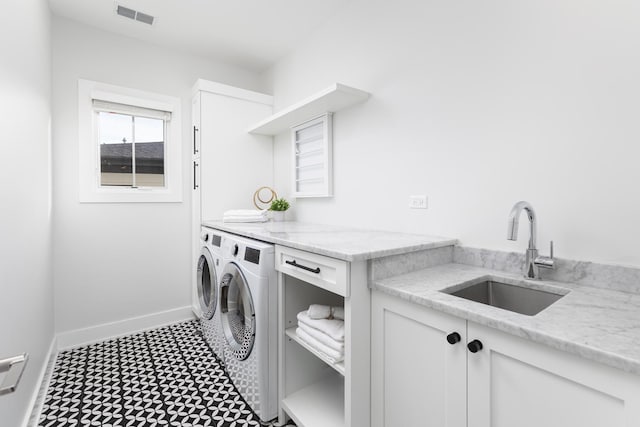 834 Wellner Rd, Naperville, IL 60540 - washroom featuring washing machine and clothes dryer and tile patterned floors