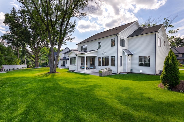 834 Wellner Rd, Naperville, IL 60540 - back of property with a patio area