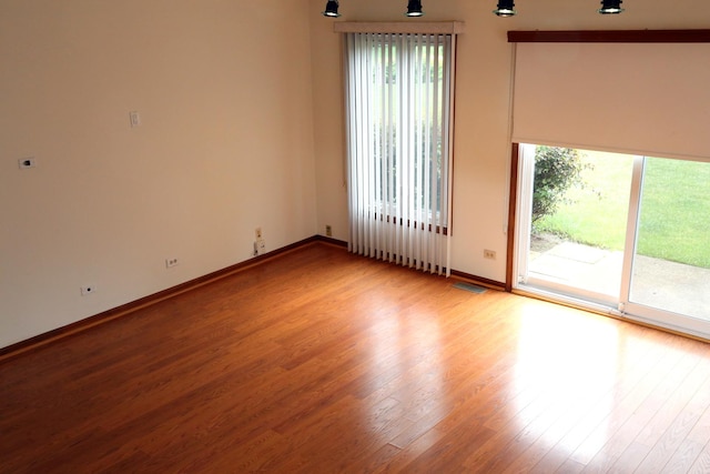402 Catbird Ln, Deerfield, IL 60015 - spare room with healthy amount of natural light and wood finished floors