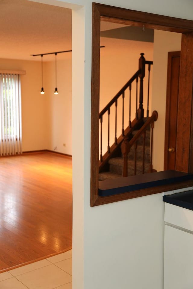 402 Catbird Ln, Deerfield, IL 60015 - staircase featuring wood finished floors