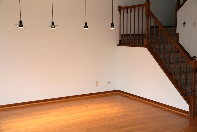 402 Catbird Ln, Deerfield, IL 60015 - stairs featuring wood finished floors and baseboards