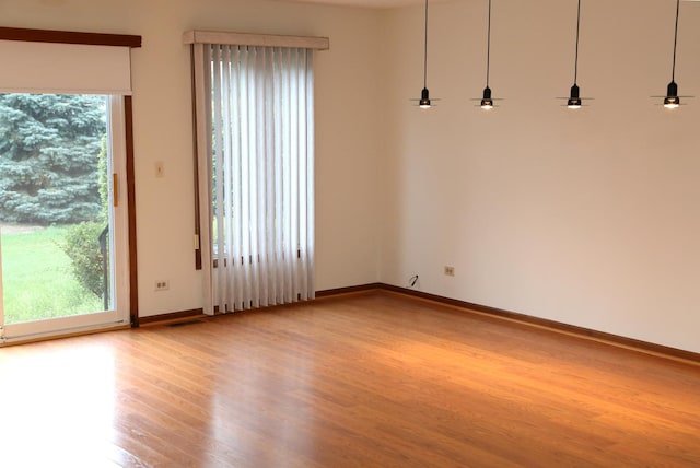 402 Catbird Ln, Deerfield, IL 60015 - spare room featuring wood finished floors and baseboards