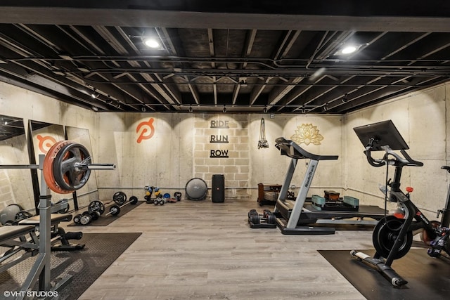 31 E Sandpiper Ln, Lake Forest, IL 60045 - workout area with wood finished floors