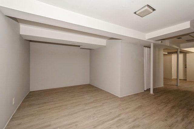 1718 Hovland Ct, Evanston, IL 60201 - finished basement with light wood-type flooring