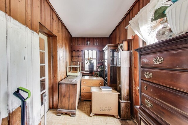 5042 W Wolfram St, Chicago, IL 60641 - interior space featuring wooden walls