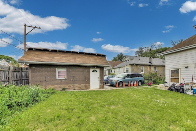 5042 W Wolfram St, Chicago, IL 60641 - rear view of house with brick siding