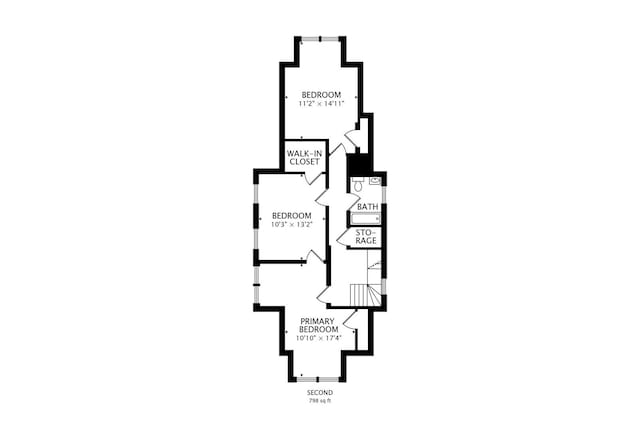 5042 W Wolfram St, Chicago, IL 60641 - view of property floor plan