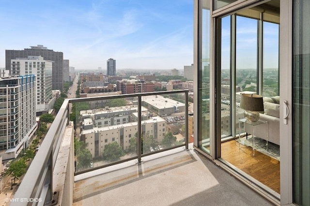 1720 S Michigan Ave Unit 1608, Chicago, IL 60616 - balcony featuring a city view