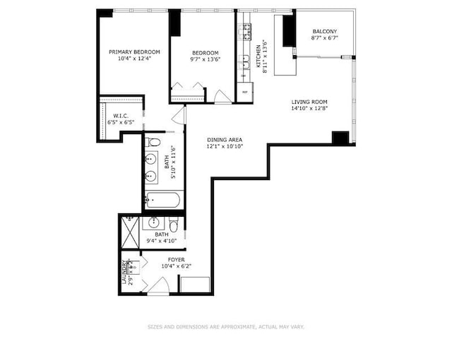 1720 S Michigan Ave Unit 1608, Chicago, IL 60616 - room layout