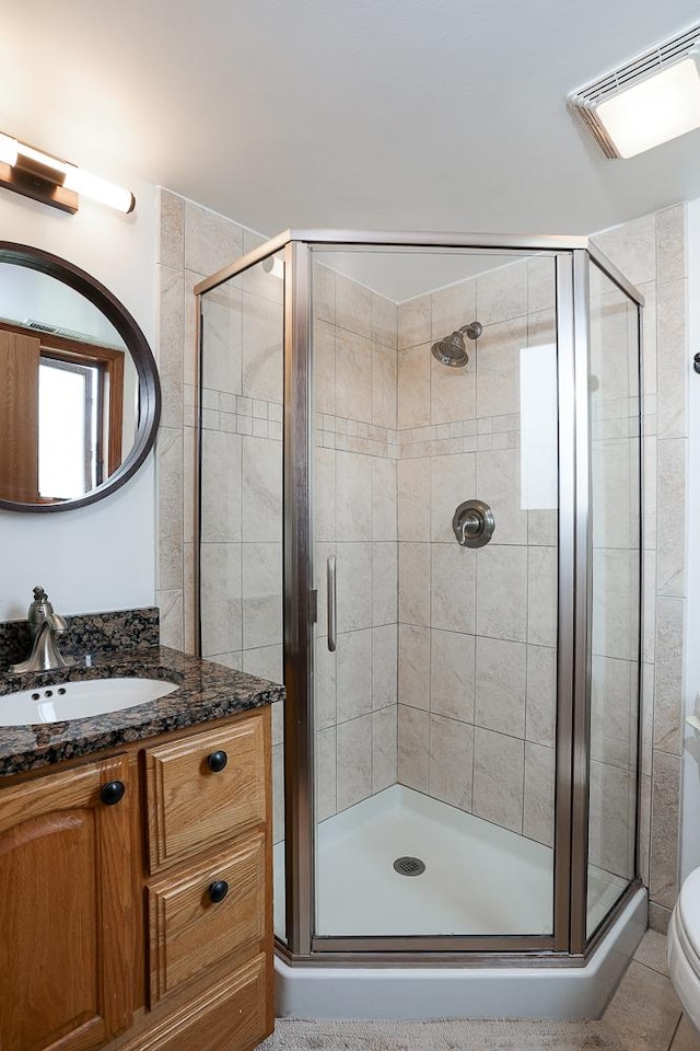 11114 Heritage Dr Unit 2D, Palos Hills, IL 60465 - full bath with vanity and a shower stall