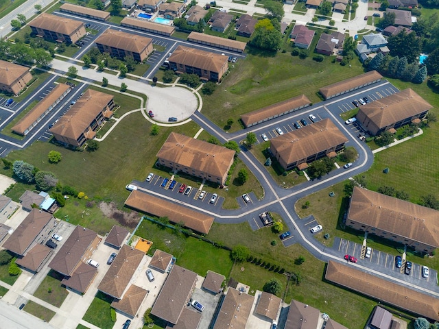 11114 Heritage Dr Unit 2D, Palos Hills, IL 60465 - aerial view of property and surrounding area featuring nearby suburban area
