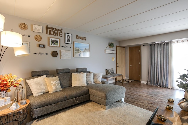 11114 Heritage Dr Unit 2D, Palos Hills, IL 60465 - living room with wood finished floors