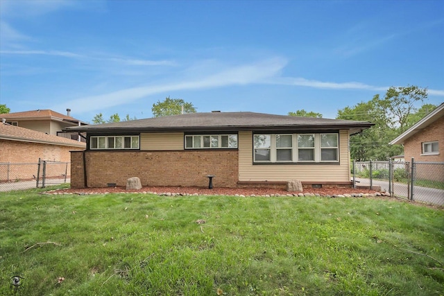 3102 Stafford Dr, Markham, IL 60428 - back of house featuring a gate and brick siding