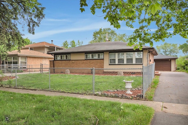 3102 Stafford Dr, Markham, IL 60428 - ranch-style home featuring a garage and brick siding