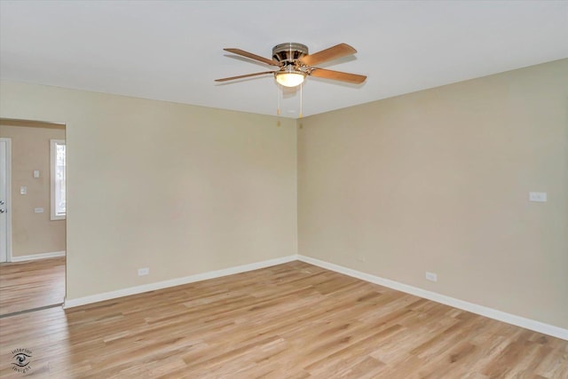 3102 Stafford Dr, Markham, IL 60428 - empty room with light wood-style floors and ceiling fan