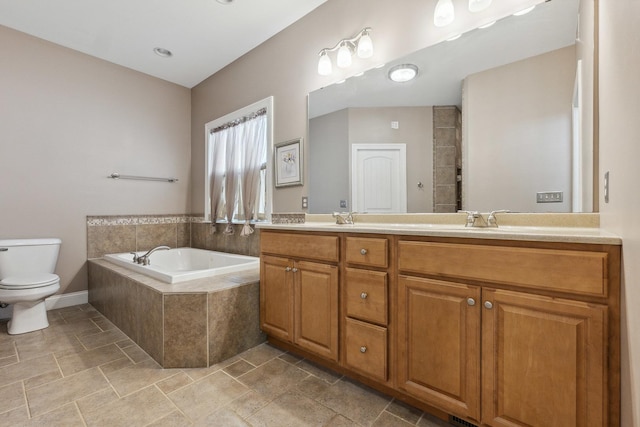 207 Quinlan Ave, Dekalb, IL 60115 - full bath with double vanity and a bath