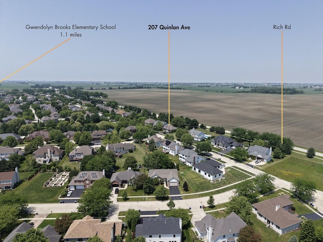 207 Quinlan Ave, Dekalb, IL 60115 - aerial view of residential area
