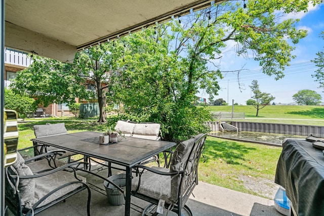4000 Bayside Dr Unit 105, Palatine, IL 60074 - view of patio / terrace with outdoor dining area