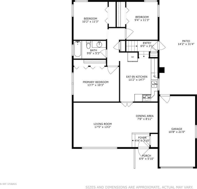 8544 W Roseview Dr, Niles, IL 60714 - view of floor plan / room layout
