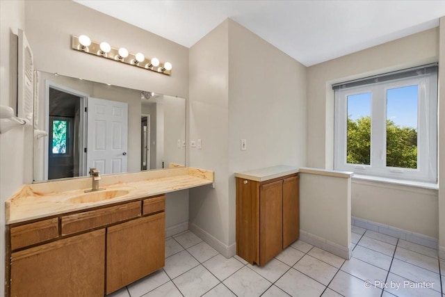 372 Goshawk Ln, Deerfield, IL 60015 - bathroom featuring vanity and tile patterned flooring