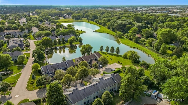 372 Goshawk Ln, Deerfield, IL 60015 - aerial view of a nearby body of water