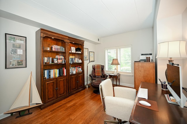 875 E 22nd St Unit 220, Lombard, IL 60148 - home office with wood finished floors and baseboards