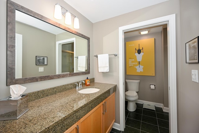 875 E 22nd St Unit 220, Lombard, IL 60148 - full bathroom featuring vanity and tile patterned floors