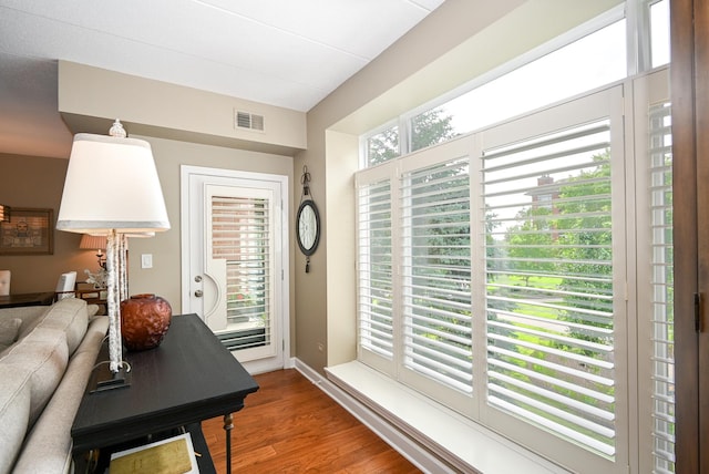 875 E 22nd St Unit 220, Lombard, IL 60148 - office with wood finished floors and baseboards