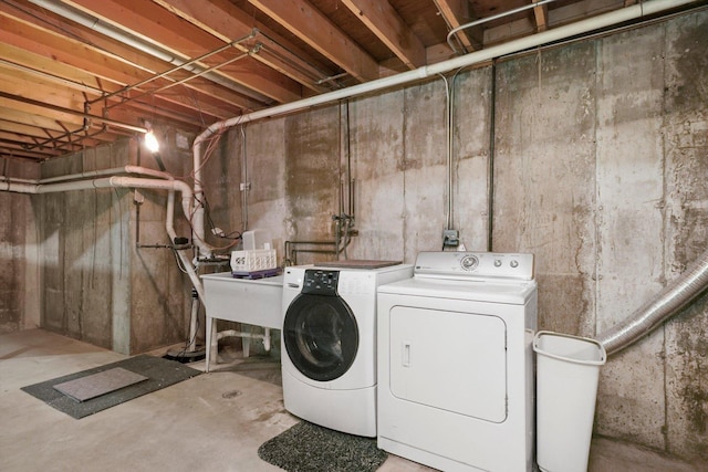 14023 S Split Rail Dr, Homer Glen, IL 60491 - laundry room with independent washer and dryer