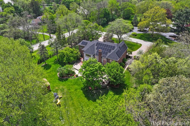 1400 Banbury Rd, Inverness, IL 60067 - view from above of property
