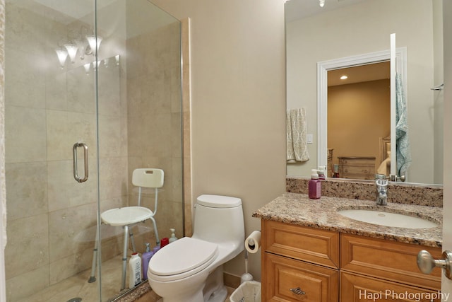 1400 Banbury Rd, Inverness, IL 60067 - full bathroom featuring vanity and a stall shower