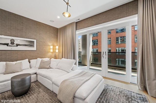 226 S Green St Unit 4N, Chicago, IL 60607 - living area with wood finished floors