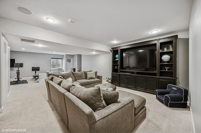 1406 Meadow Ln, Glenview, IL 60025 - living area with light colored carpet and recessed lighting