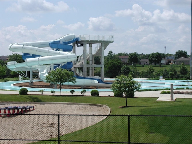 view of community featuring a pool