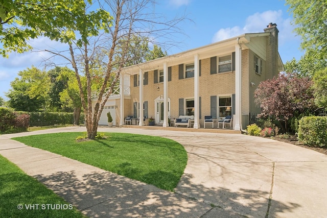 1858 Habberton Ave, Park Ridge, IL 60068 - view of property with curved driveway and a garage