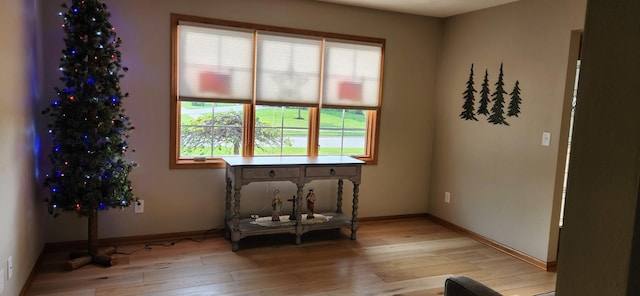 6638 Key Largo Dr, Machesney Park, IL 61103 - sitting room with light wood-type flooring and baseboards