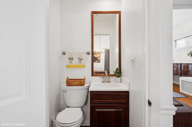 1241 Forest Ave, Wilmette, IL 60091 - bathroom featuring vanity and toilet
