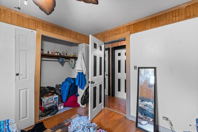 14217 Turner Ave, Robbins, IL 60472 - bedroom with wood finished floors and a closet