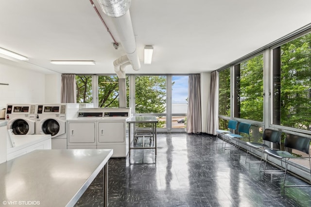 880 N Lake Shore Dr Unit 4E, Chicago, IL 60611 - shared laundry room with separate washer and dryer