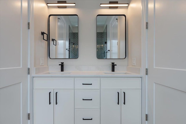 223 Center St, Naperville, IL 60540 - bathroom featuring double vanity